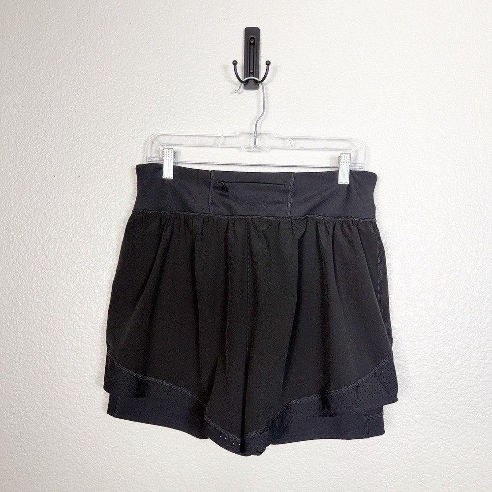 Spanx Get Moving Short Size XL Black Double Layered Active Workout Athletic - Picture 6 of 11